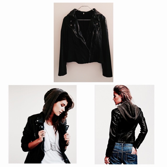 Free People Jackets & Blazers - ✨FREE PEOPLE✨ Distressed Leather Jacket