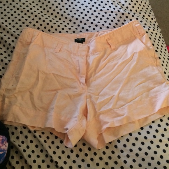 Beige dress shorts