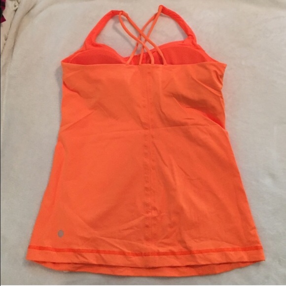 🎀SOLD🎀 Lululemon Free To Be Tank Orange - Picture 2 of 4