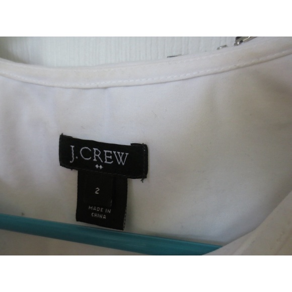 SOLD J.Crew Jeweled-Collar Short Sleeve Shirt - Picture 3 of 4