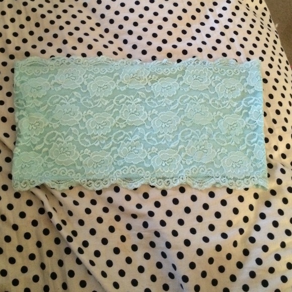 Baby blue bandeau