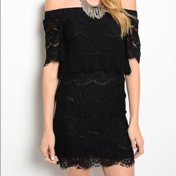 Black Lace Dress