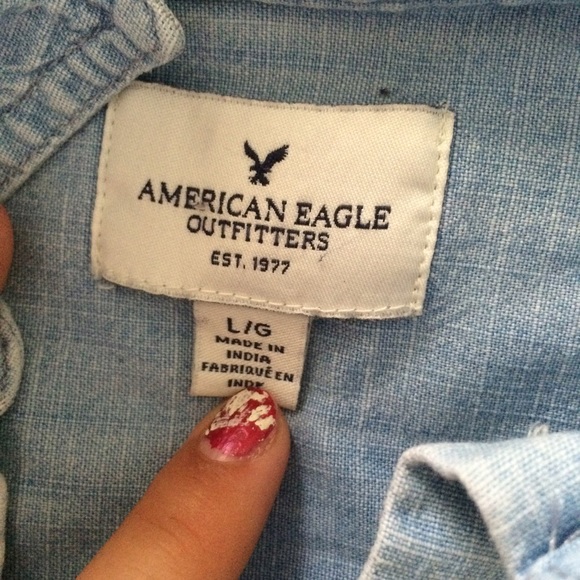 denim button down - Picture 2 of 4