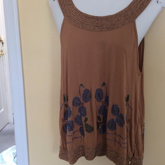 Anthropologie Tops - Deletta beaded top