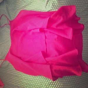 Bright pink top