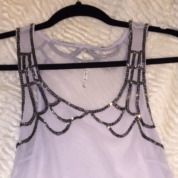 Sheer beaded top - Picture 3 of 4