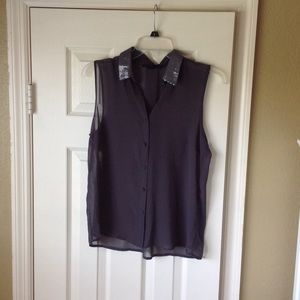 Forever 21 purple tank top S