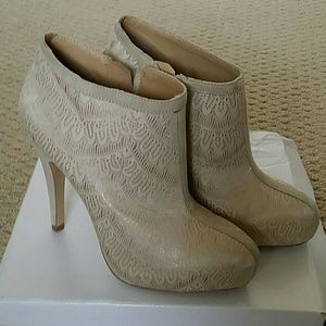 ASOS Cream-Lace Booties