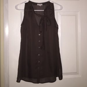 A Pea in the Pod Sleeveless Sheer Shirt