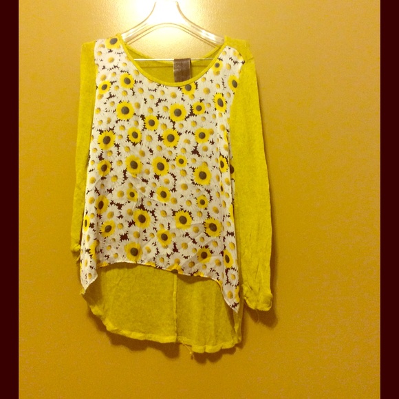 Long sleeve knit silk top moon collection