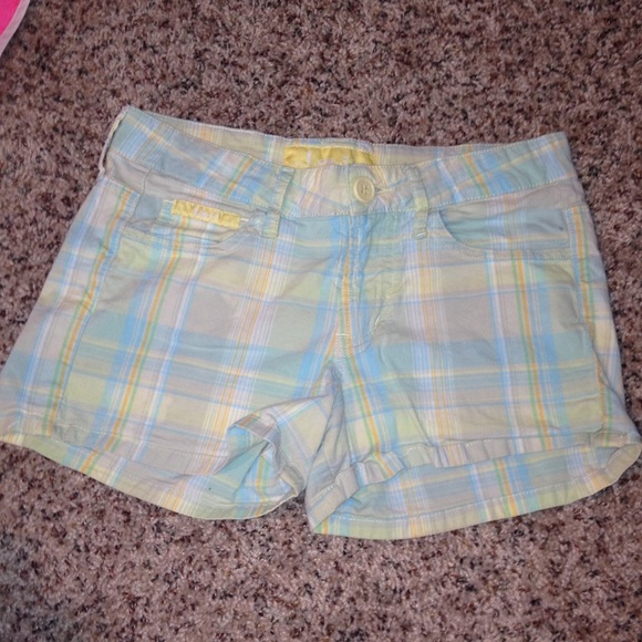Plaid shorts