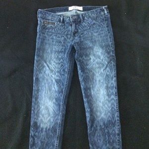 Hollister Aztec pattern jeans