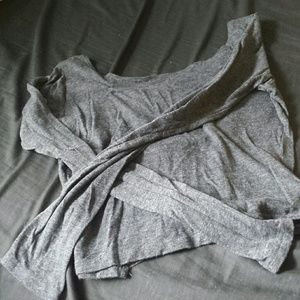 Delia's Gray Crop Top