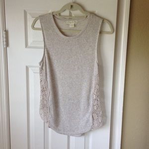 Aritzia cream tank top S
