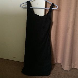 short black laced dress