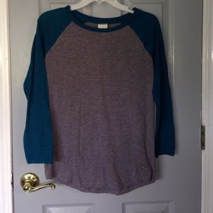 3 Quarter sleeve baseball tee