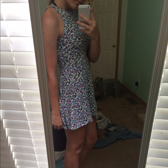flower skater dress
