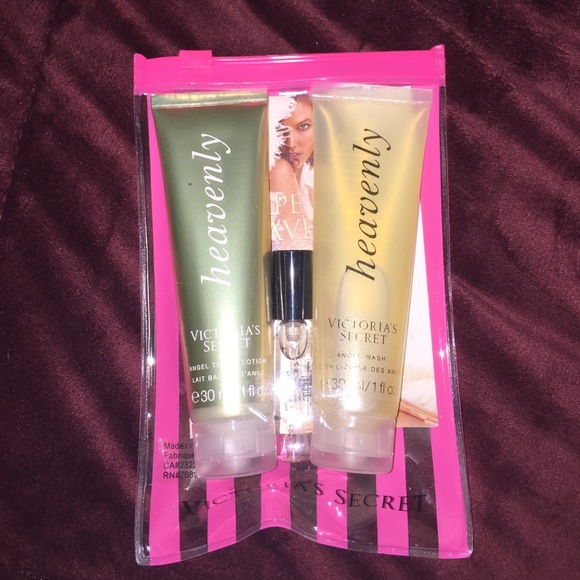 VS Heavenly lotion, wash and perfume
