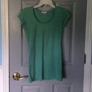 Light green teal tee