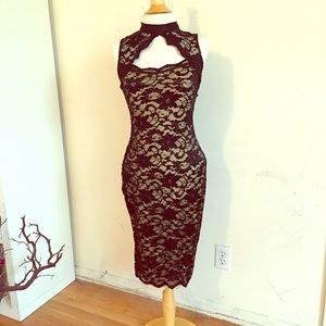 LBD Black Lace Dress
