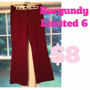 Burgundy Limited Dress pants