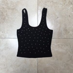 Black crop top