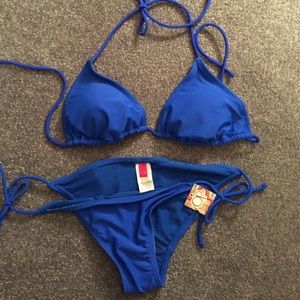 Bikini ELECTRIC BLUE (set is small)
