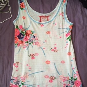 Free people tank, colorful, size L