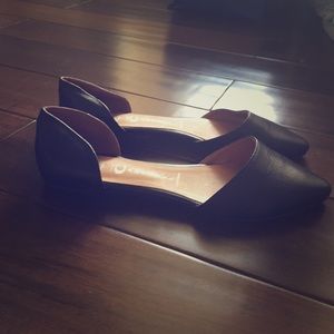 Jeffrey Campbell In Love Leather D'Orsay Flat