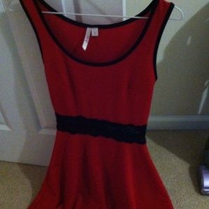 Size small red Dots dress