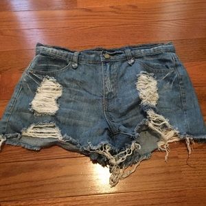 Jean shorts