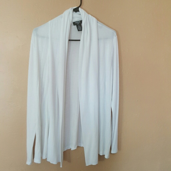 White cardigan