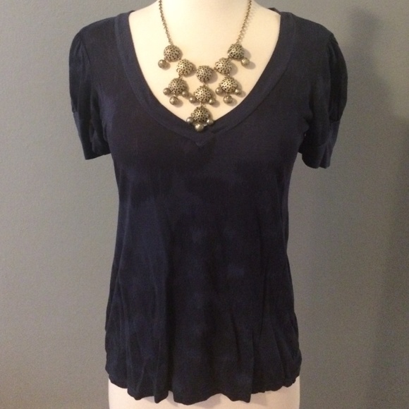 Splendid blue camo T-shirt