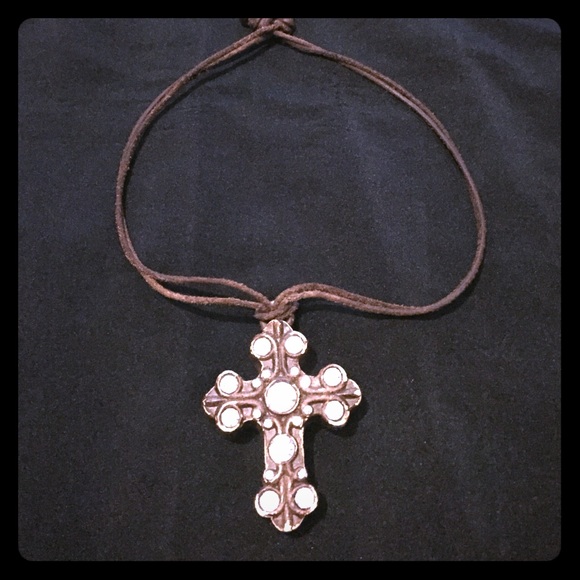Swarovski cross necklace