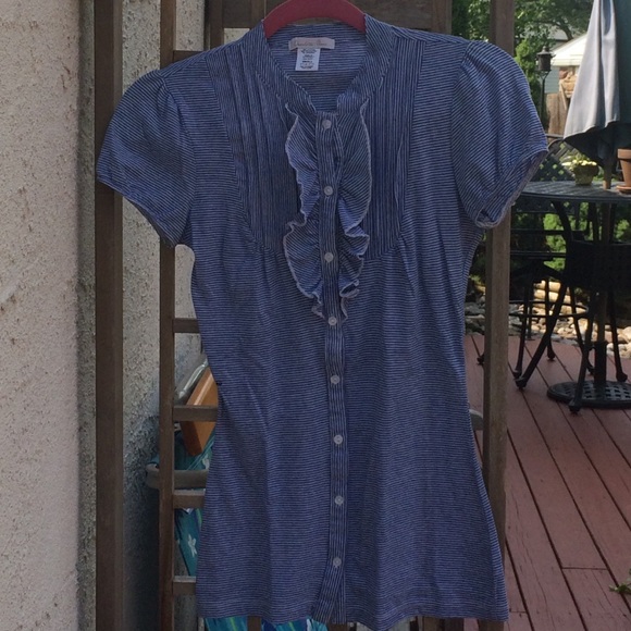 Charlotte Russe Tops - Striped Charlotte Russe T-shirt Blouse