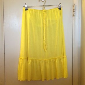 Yellow summer dress