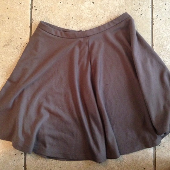 Grey skater skirt