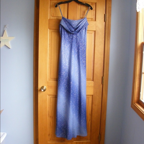 Purple Shimmery Ombré Gown