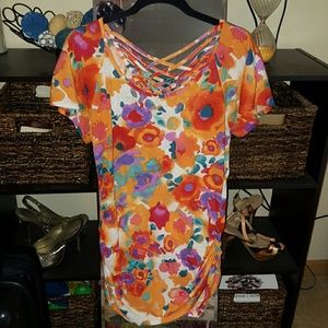 Floral print top