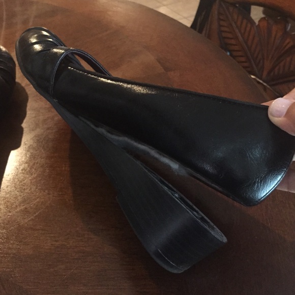 Damaged black flats!