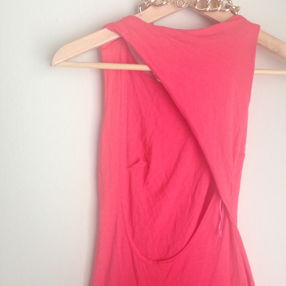 Boohoo Dresses & Skirts - ❌bundled❌Salmon a-symmetrical back midi dress