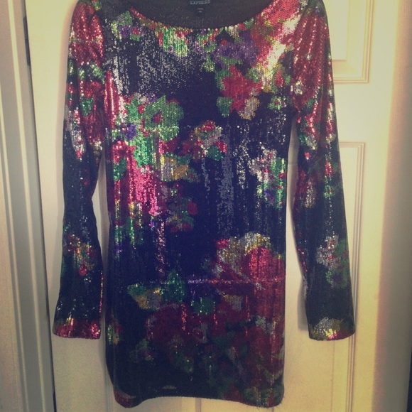 **SOLD**Express Sequins Dress
