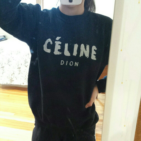 C?line Dion sweatshirt from Urban Outfitters