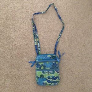 Green and blue Vera Bradley purse