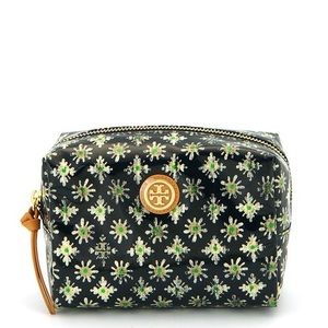 Tory Burch Brigitte Cosmetic Bag Navy Multi NWT