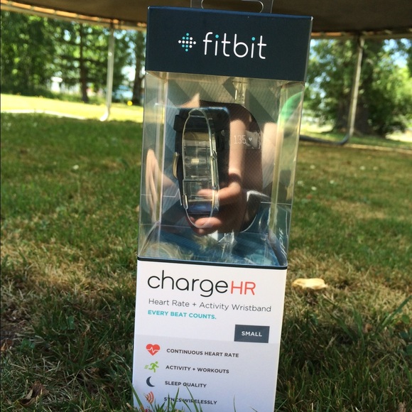 NEW un-opened small Black Fitbit Charge HR