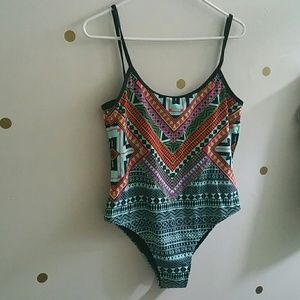 tribal print swimsuit