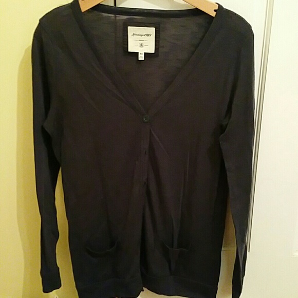 Navy blue cardigan