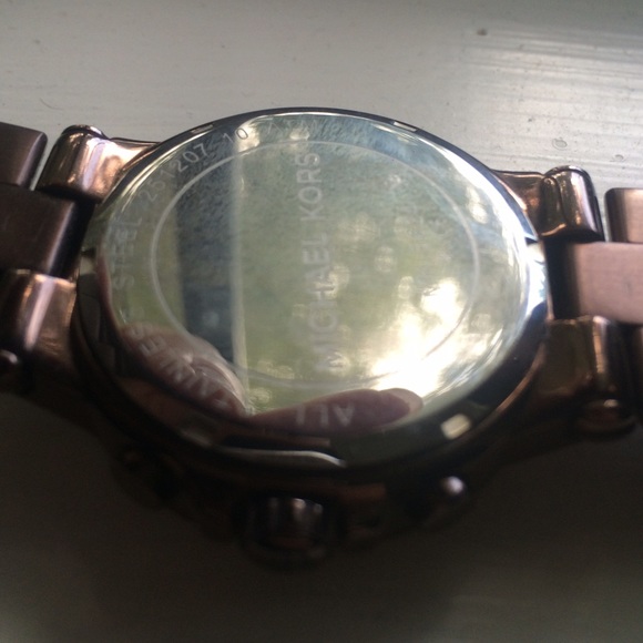 MK Chocolate Brown Dylan Watch - Picture 3 of 4