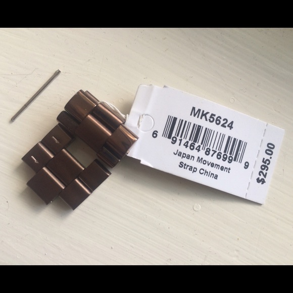 MK Chocolate Brown Dylan Watch - Picture 4 of 4